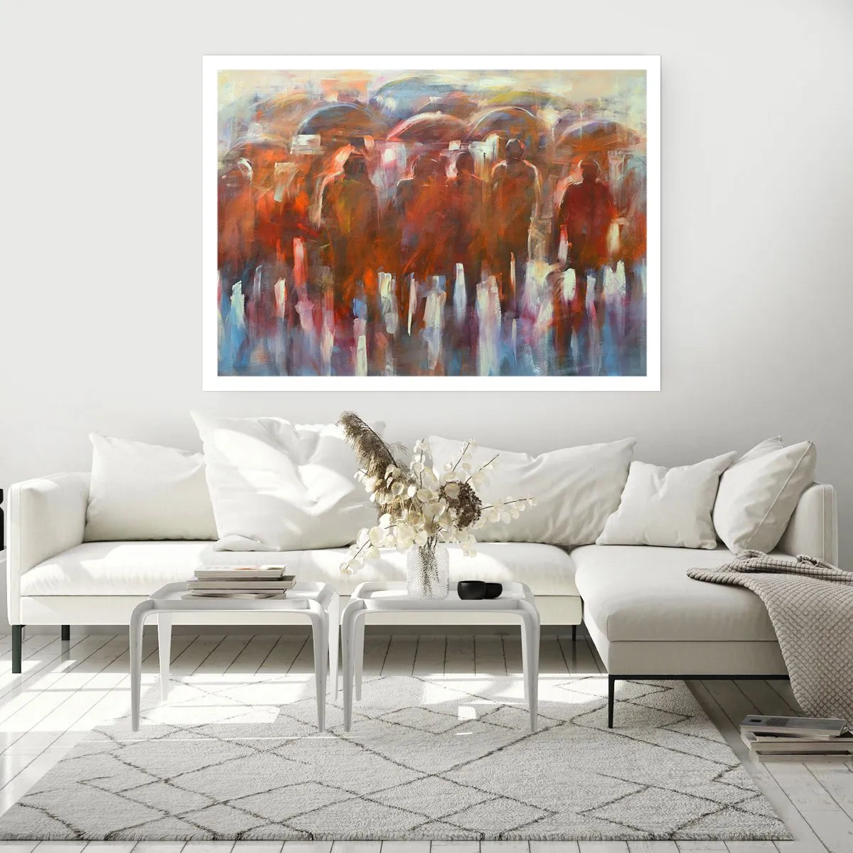 Affiche - Poster - Identiques sous la pluie et dans le brouillard - 91x61 cm