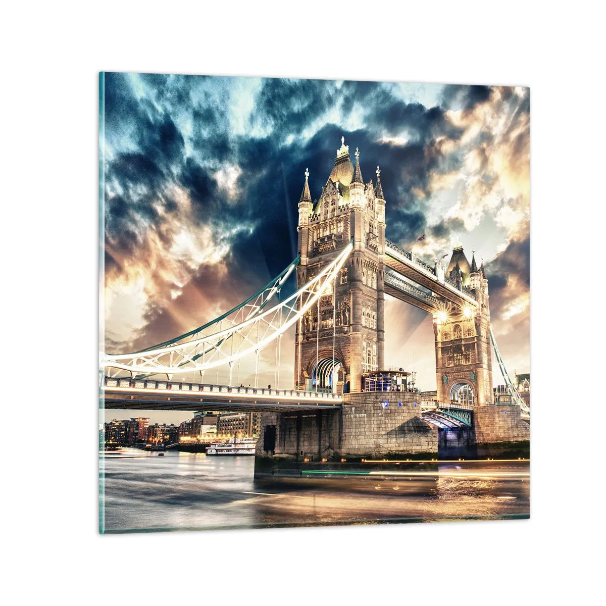 Impression sur verre - Image sur verre - Monument de l'empire victorien - 40x40 cm