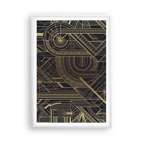 Affiche dans un cadre blanc - Poster - Concept, idée, plan - 70x100 cm