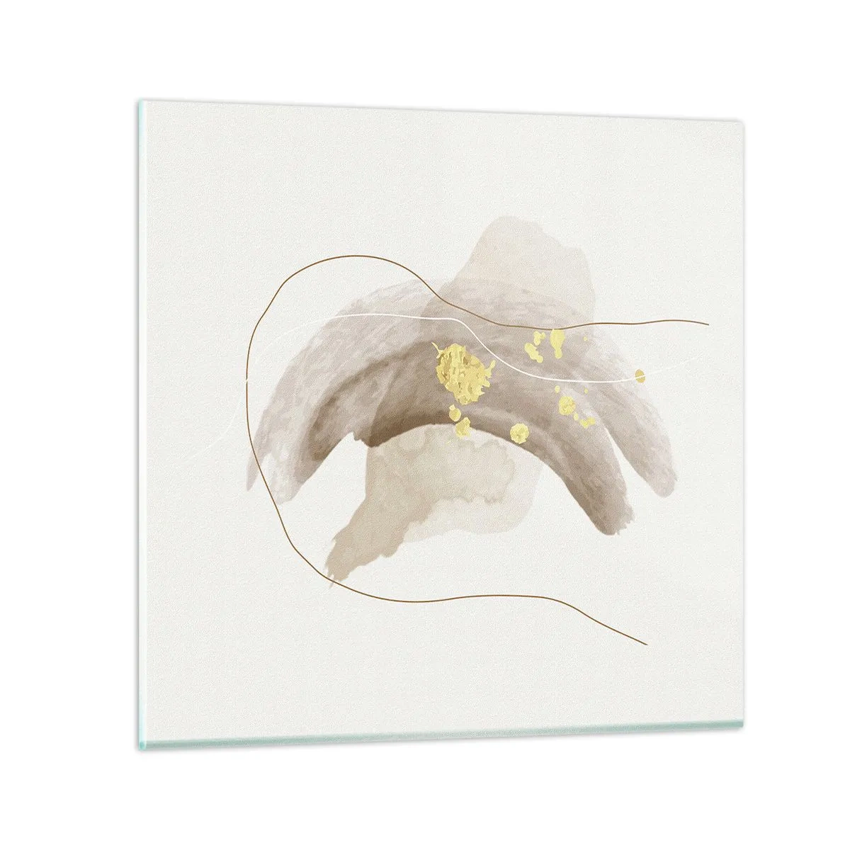 Impression sur verre - Image sur verre - rencontré dans l'espace - 70x70 cm