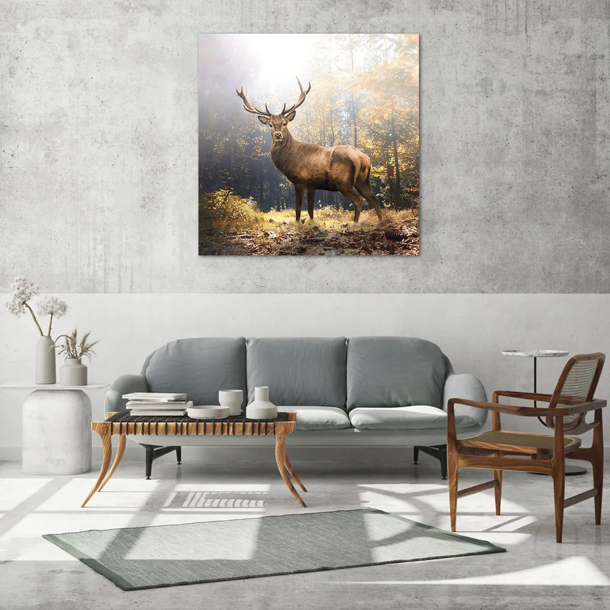 Impression sur verre - Image sur verre - Toute sa majesté - 30x30 cm