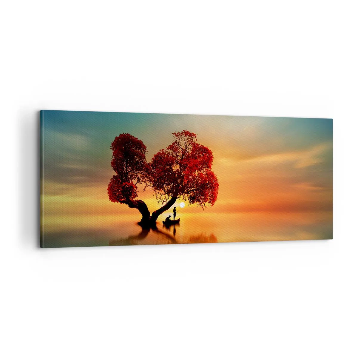 Impression sur toile - Image sur toile - Plénitude et éloignement sans monde - 100x40 cm