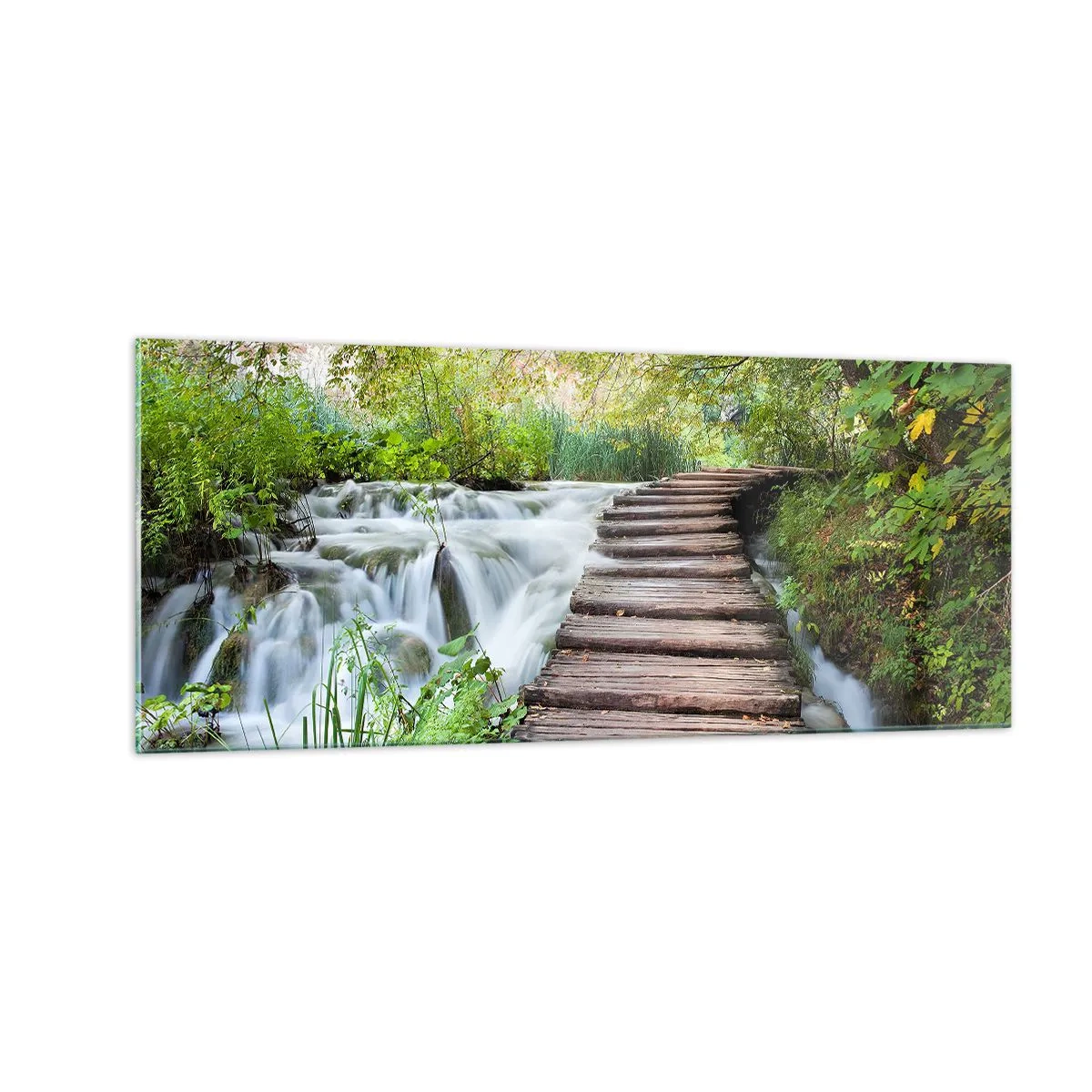 Impression sur verre - Image sur verre - L'eau n'est pas si calme - 100x40 cm
