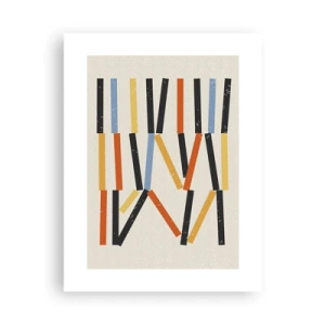 Affiche - Poster - Composition de niveaux - 30x40 cm