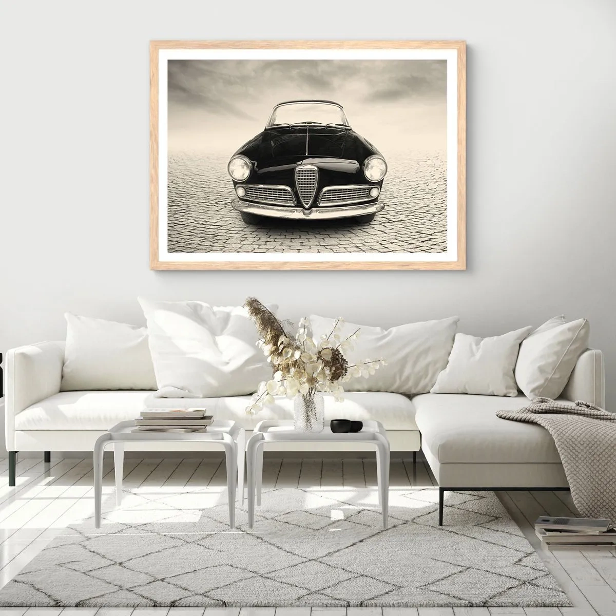 Affiche dans un chêne clair - Poster - Et alors! Tu ne m'aime pas? - 70x50 cm
