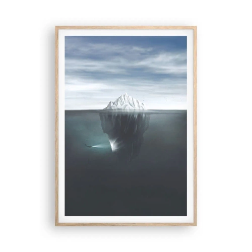Affiche dans un chêne clair - Poster - Mystère sous-marin - 70x100 cm