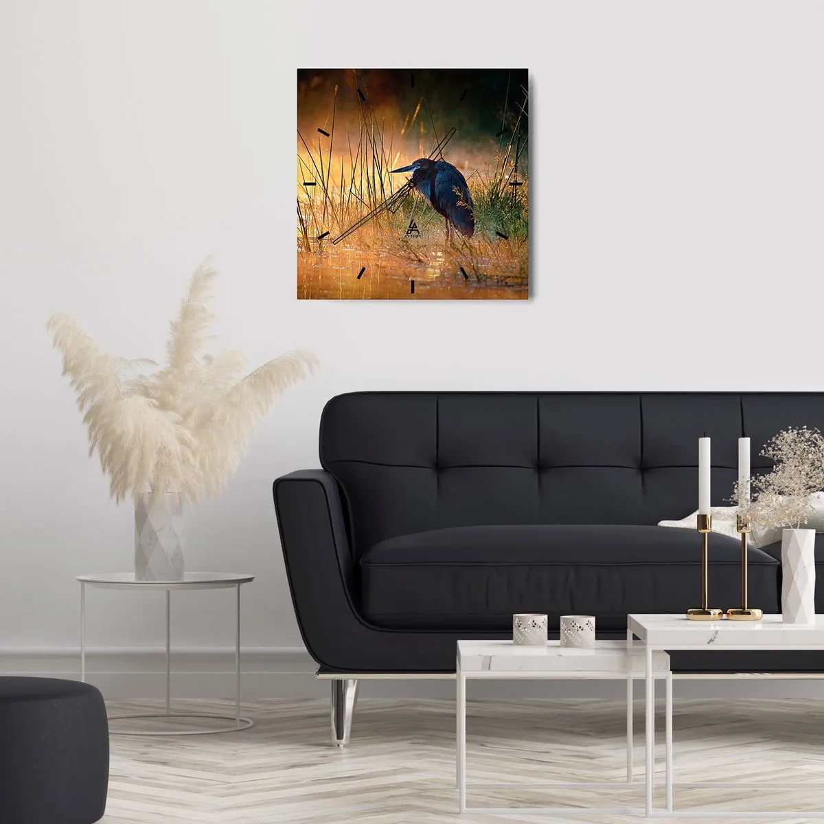 Horloge murale - Pendule murale - Allez, laissez-moi en paix avec ces photos - 40x40 cm
