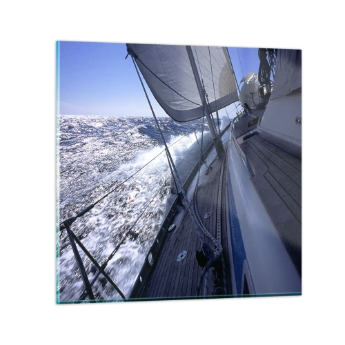 Impression sur verre - Image sur verre - Je sais ce que c'est d'être un oiseau - 30x30 cm