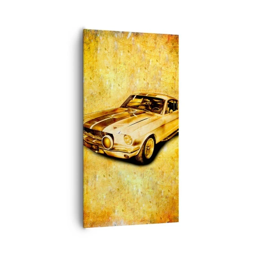 Impression sur toile - Image sur toile - La folie des années 70 - 65x120 cm