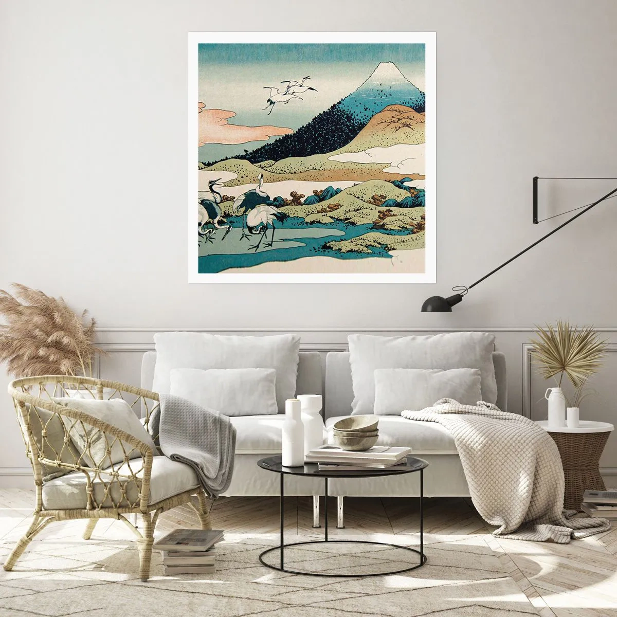 Affiche - Poster - Avec une âme japonnaise - 50x50 cm