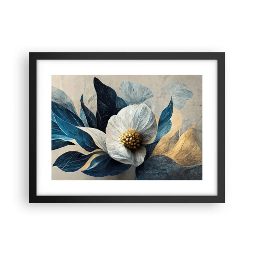 Affiche dans un cadre noir - Poster - Il a un coeur d'or - 40x30 cm