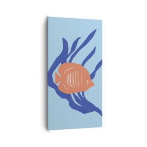 Impression sur toile - Image sur toile - Habitant des eaux coralliennes - 65x120 cm