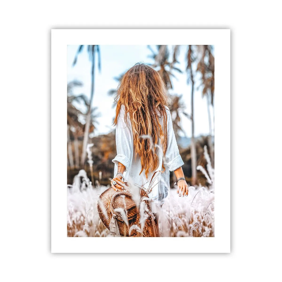 Affiche - Poster - Né de peluches d'herbe - 40x50 cm