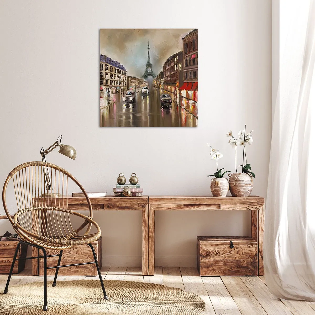 Impression sur toile - Image sur toile - Elle seule compte - 50x50 cm