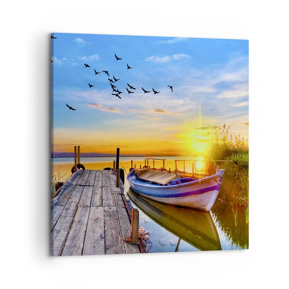 Impression sur toile - Image sur toile - Au revoir, à demain - 50x50 cm