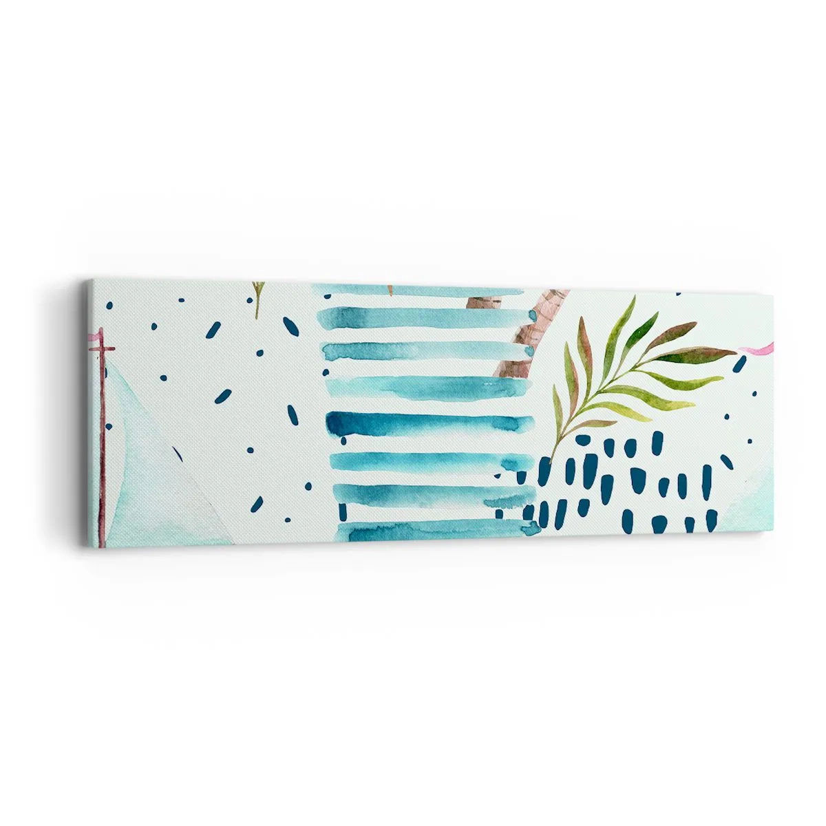 Impression sur toile - Image sur toile - Des vacances sous les palmiers - 90x30 cm