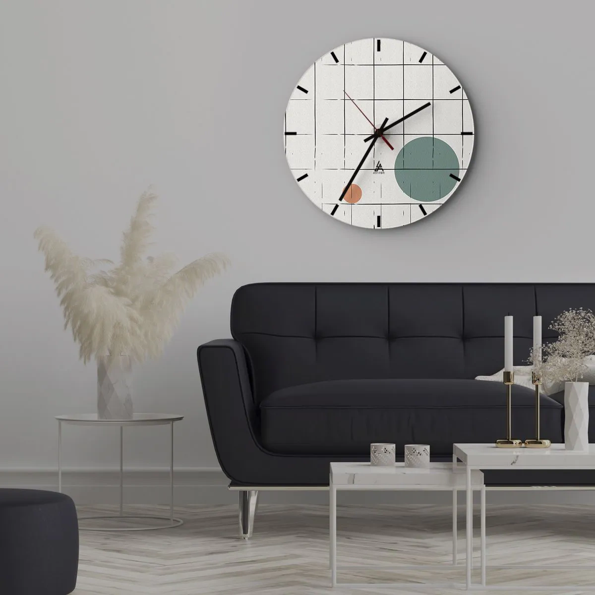 Horloge murale - Pendule murale - Piégé. Nous ou eux ? - 40x40 cm