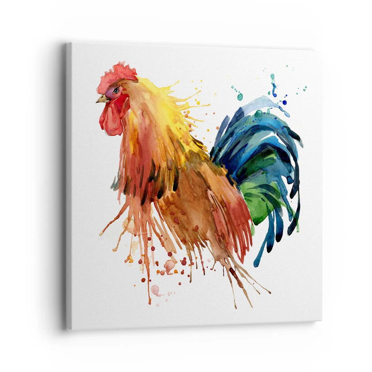 Impression sur toile - Image sur toile - Robe royale, fierté royale - 30x30 cm