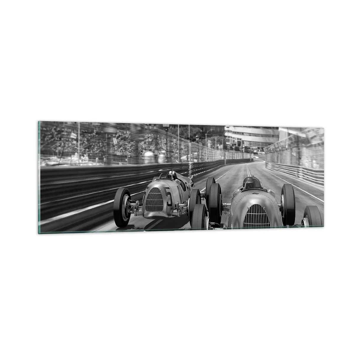 Impression sur verre - Image sur verre - Il y a longtemps à Monté Carlo - 90x30 cm