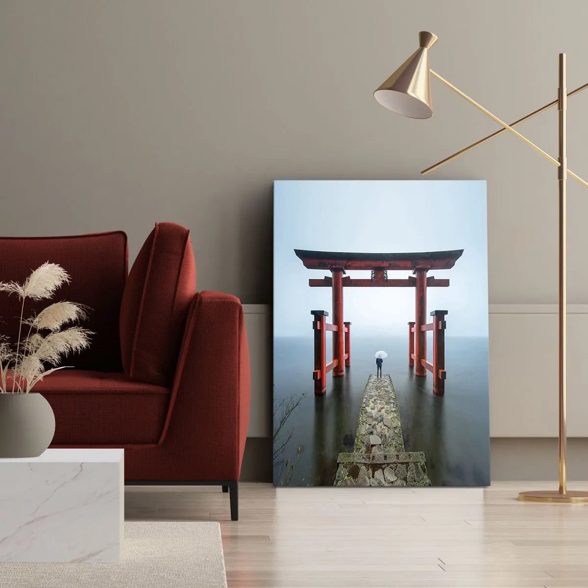 Impression sur toile - Image sur toile - Rêverie japonnaise - 45x80 cm
