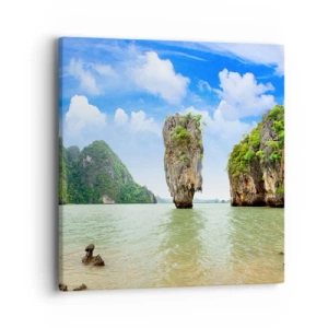 Impression sur toile - Image sur toile - Merveilles rocheuses de la nature - 40x40 cm