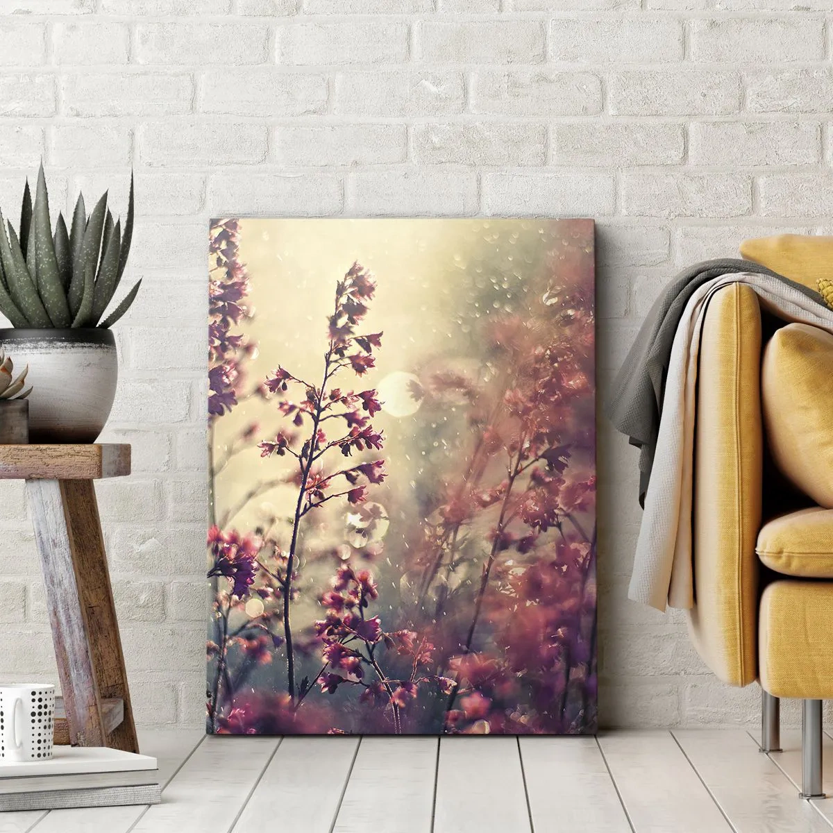 Impression sur toile - Image sur toile - Jardin secret - 45x80 cm