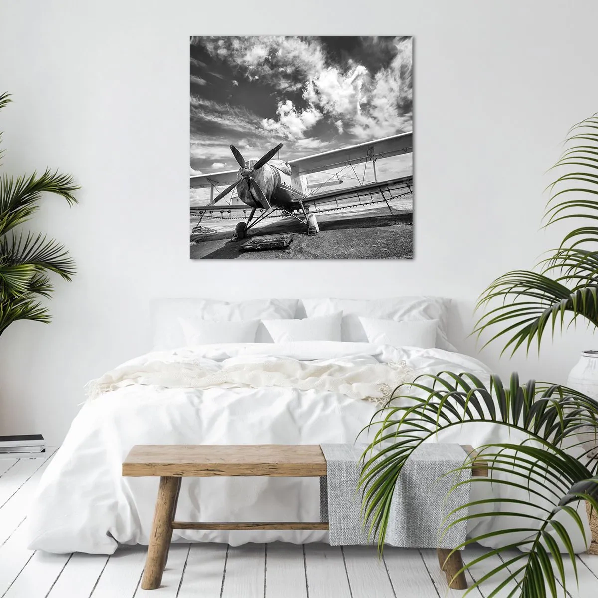 Impression sur toile - Image sur toile - Je suis impatient! - 50x50 cm