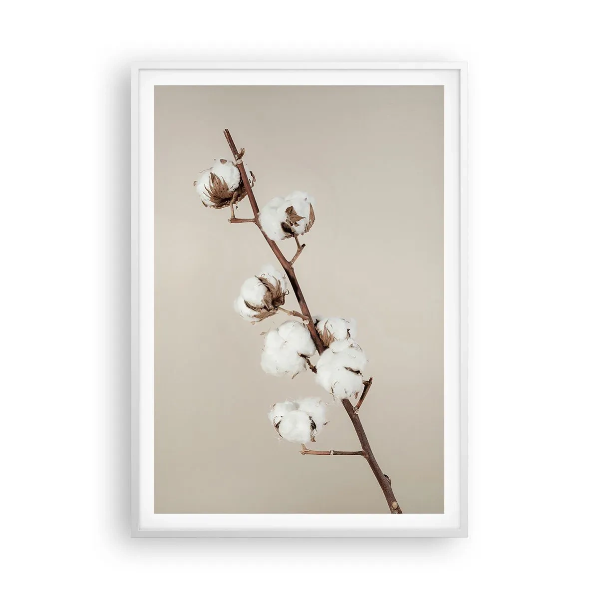 Affiche dans un cadre blanc - Poster - A la source de la douceur - 70x100 cm