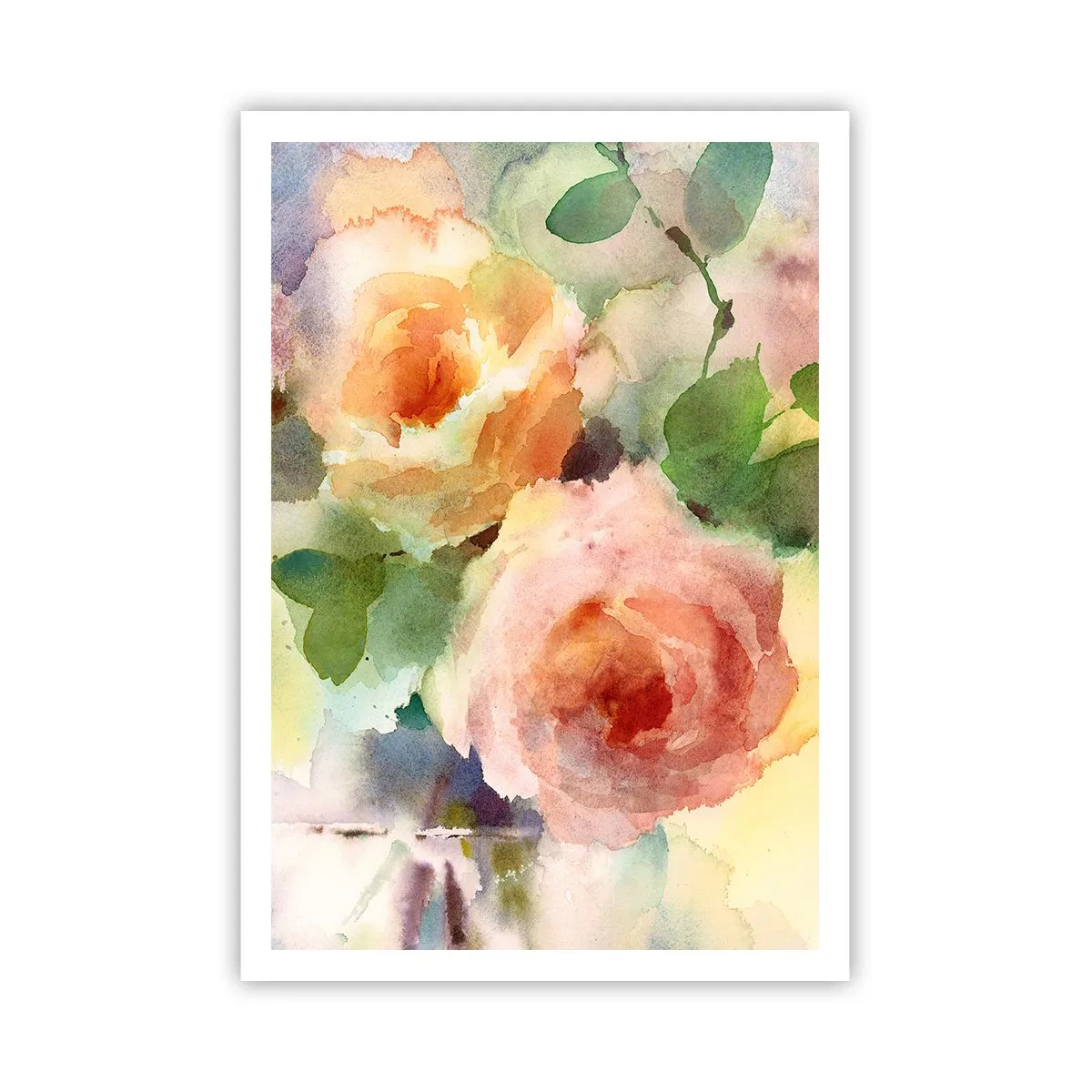 Affiche - Poster - Délicat comme l'aquarelle - 70x100 cm