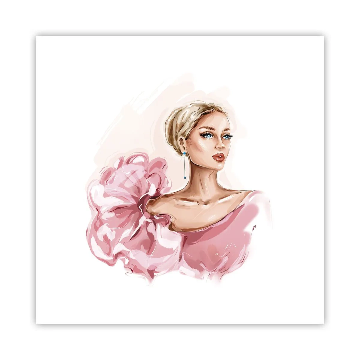 Affiche - Poster - Comme peinte... - 40x40 cm