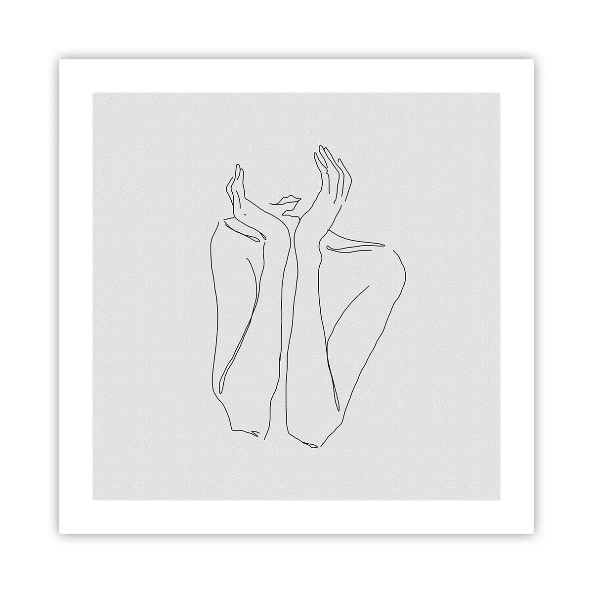 Affiche - Poster - De quoi rêvent les femmes - 50x50 cm