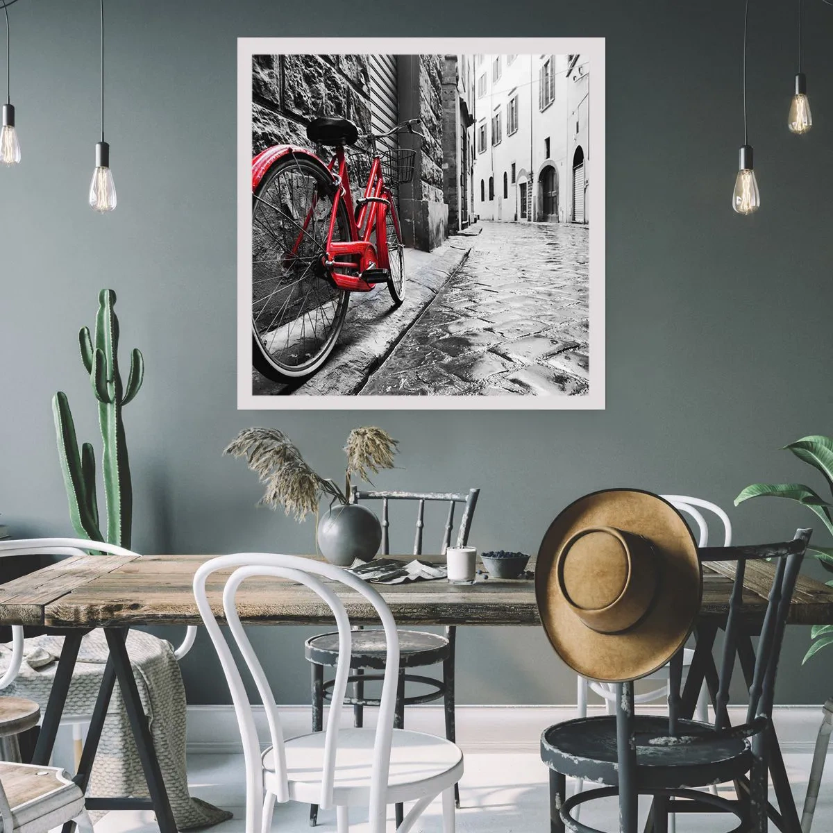 Affiche - Poster - La vraie beauté ne vieillit pas - 50x50 cm