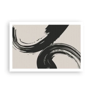 Affiche - Poster - Balayage circulaire - 91x61 cm