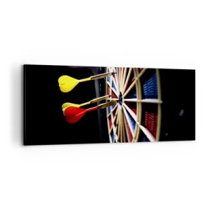 Impression sur toile - Image sur toile - Droit au but - 100x40 cm