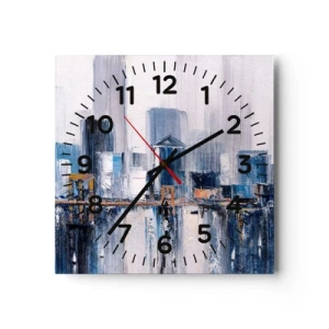 Horloge murale - Pendule murale - Impression new-yorkaise - 40x40 cm