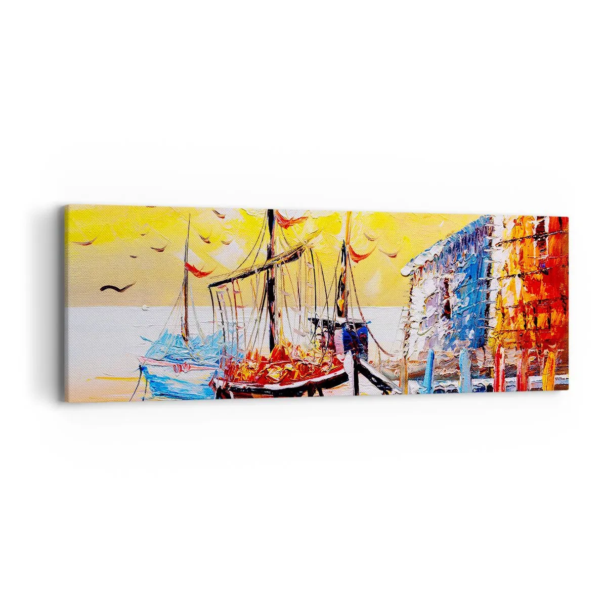 Impression sur toile - Image sur toile - Bon retour - 90x30 cm