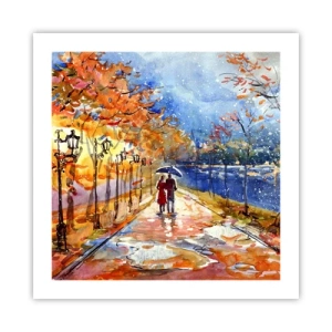 Affiche - Poster - Ensemble jusqu'au bout du temps - 50x50 cm