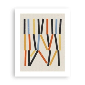 Affiche - Poster - Composition de niveaux - 40x50 cm