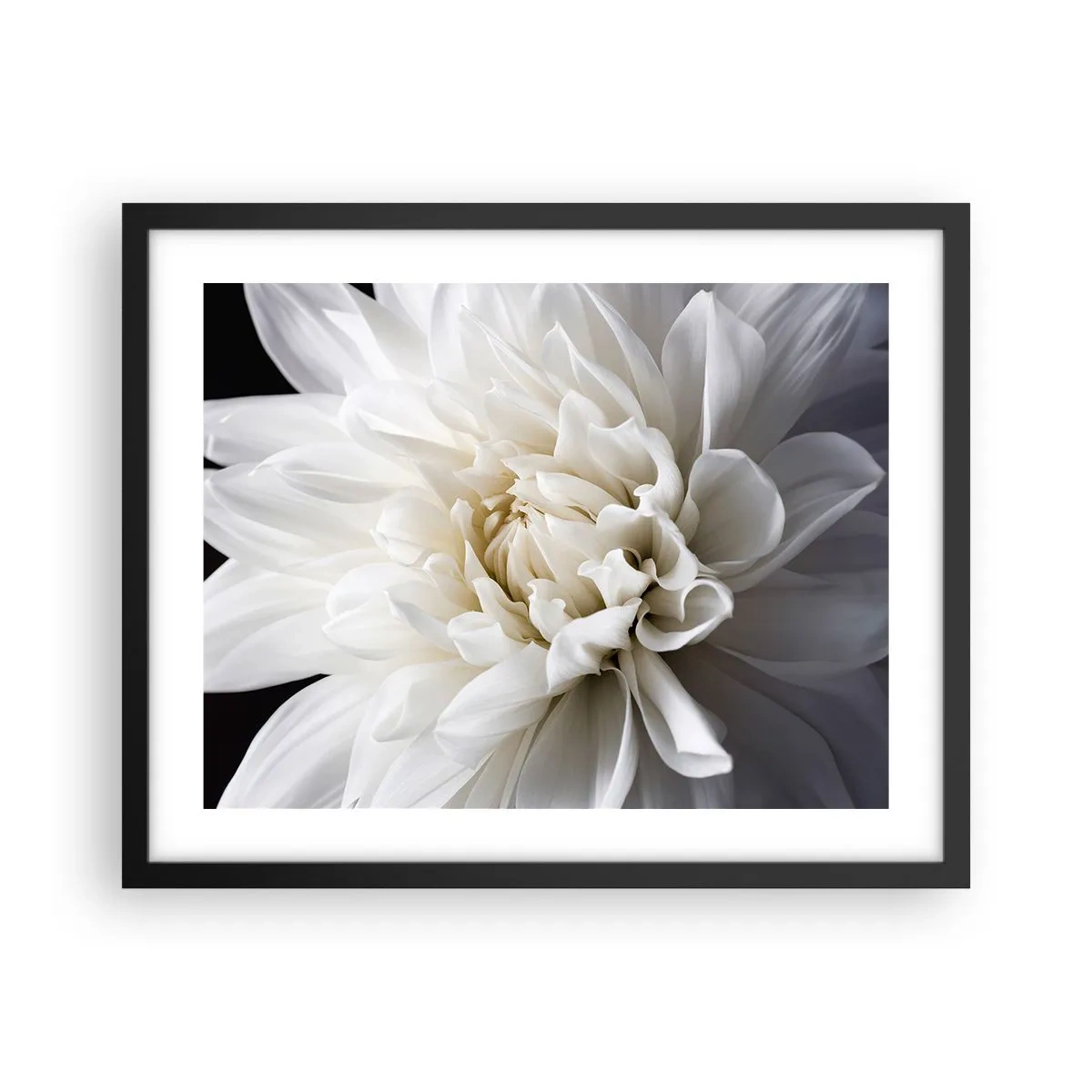 Affiche dans un cadre noir - Poster - Le matin de la jeune mariéé - 50x40 cm