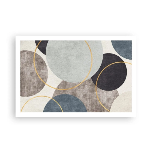 Affiche - Poster - Cercles sur cercles - 91x61 cm