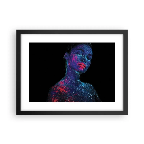 Affiche dans un cadre noir - Poster - Dans la poussière d'étoiles - 40x30 cm