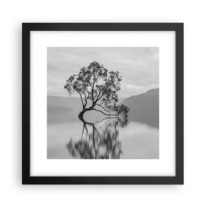 Affiche dans un cadre noir - Poster - Un tel pays existe - 30x30 cm