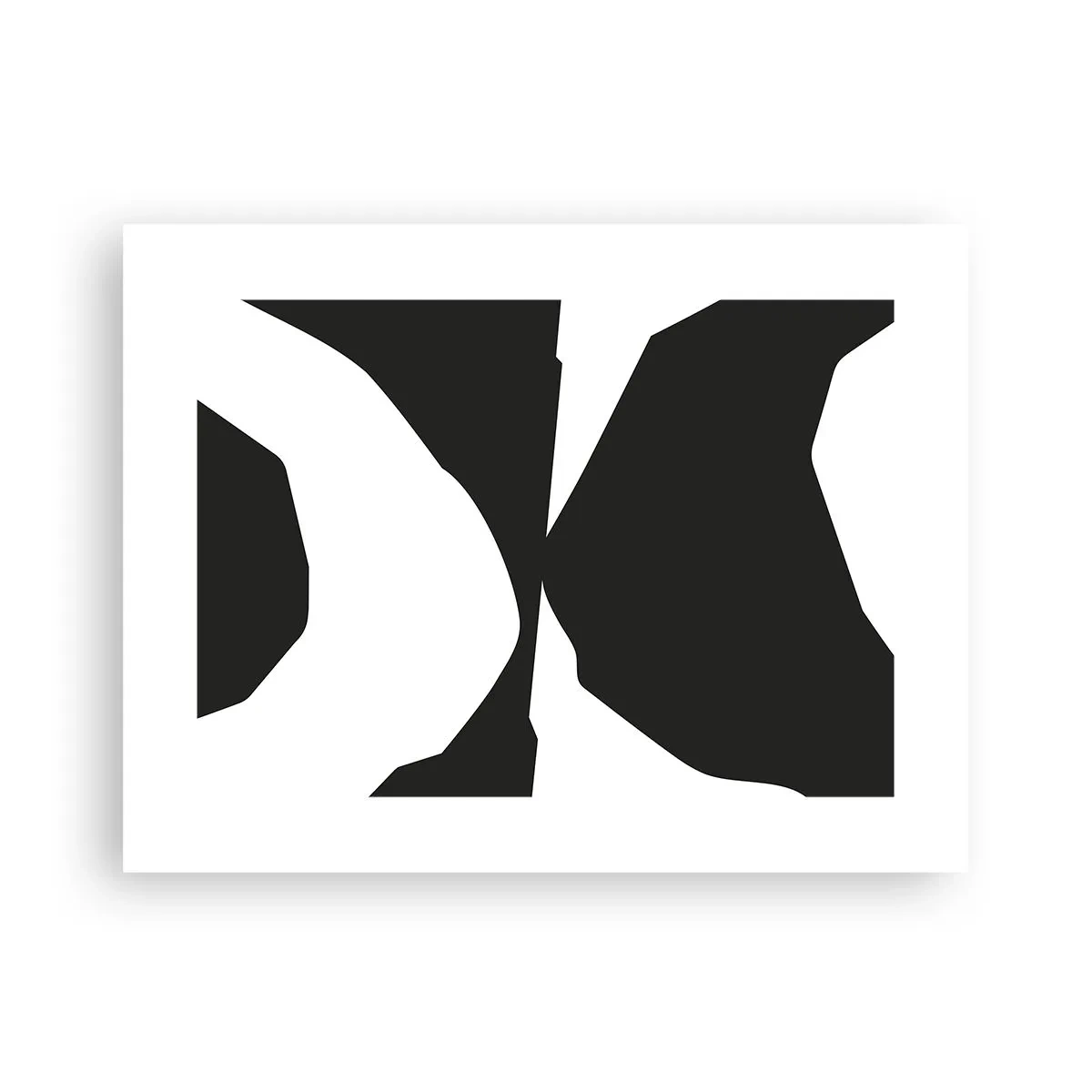 Affiche - Poster - Positif négatif - 40x30 cm