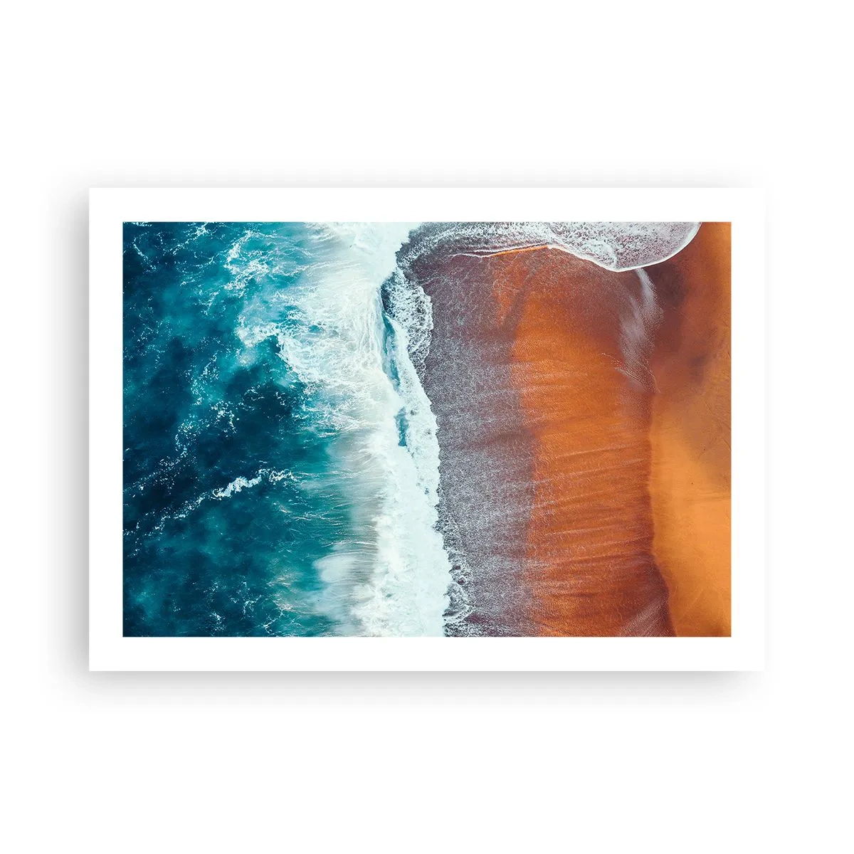Affiche - Poster - Caresse de l'océan - 70x50 cm