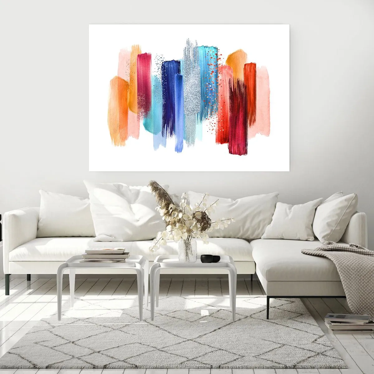 Affiche - Poster - En haut et en bas - 50x40 cm