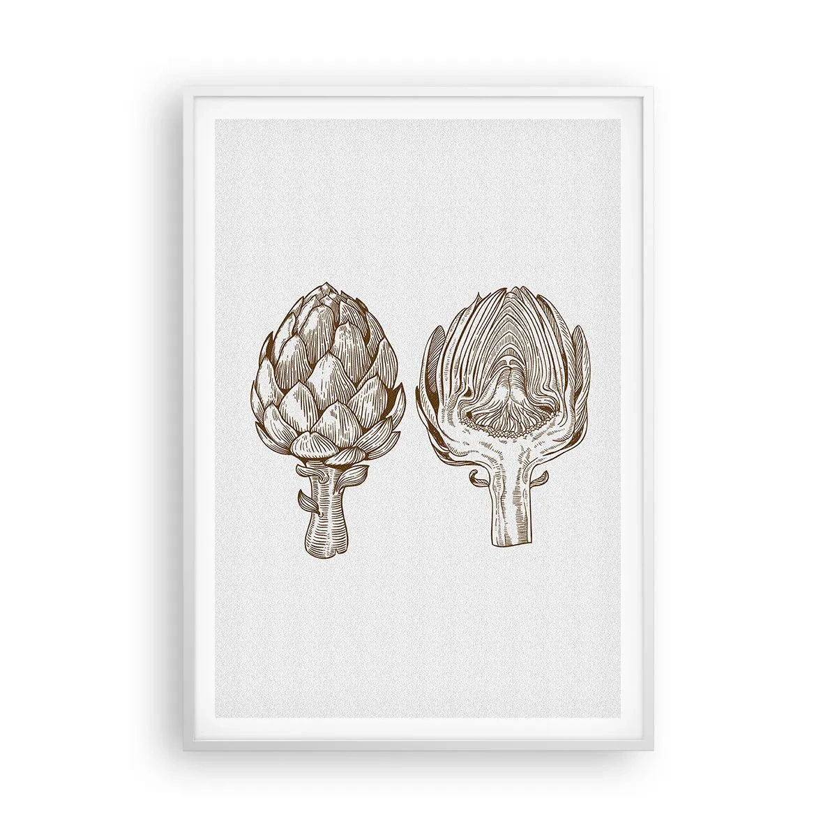 Affiche dans un cadre blanc - Poster - Leçon d’anatomie - 70x100 cm