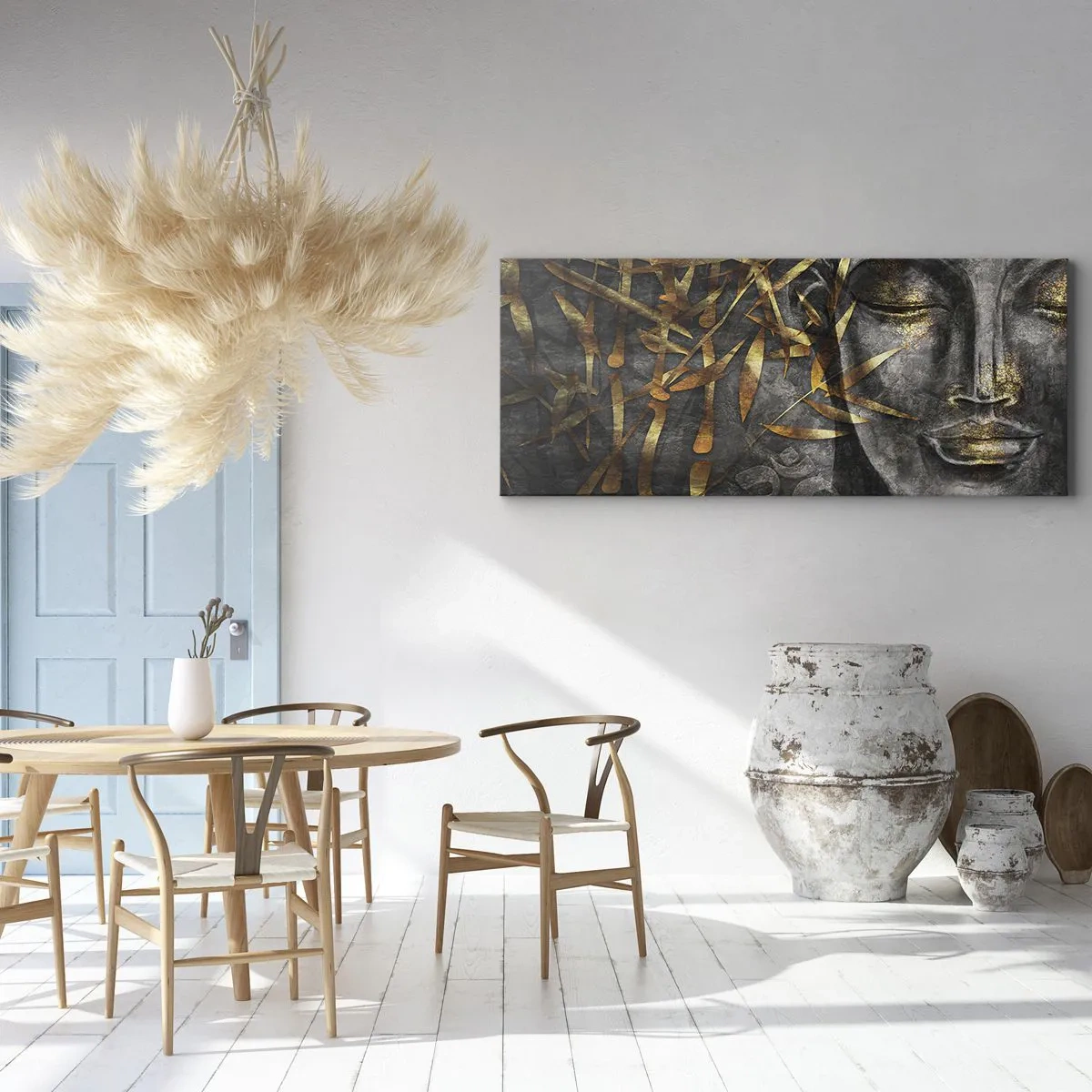 Impression sur toile - Image sur toile - Ressentir le calme - 100x40 cm