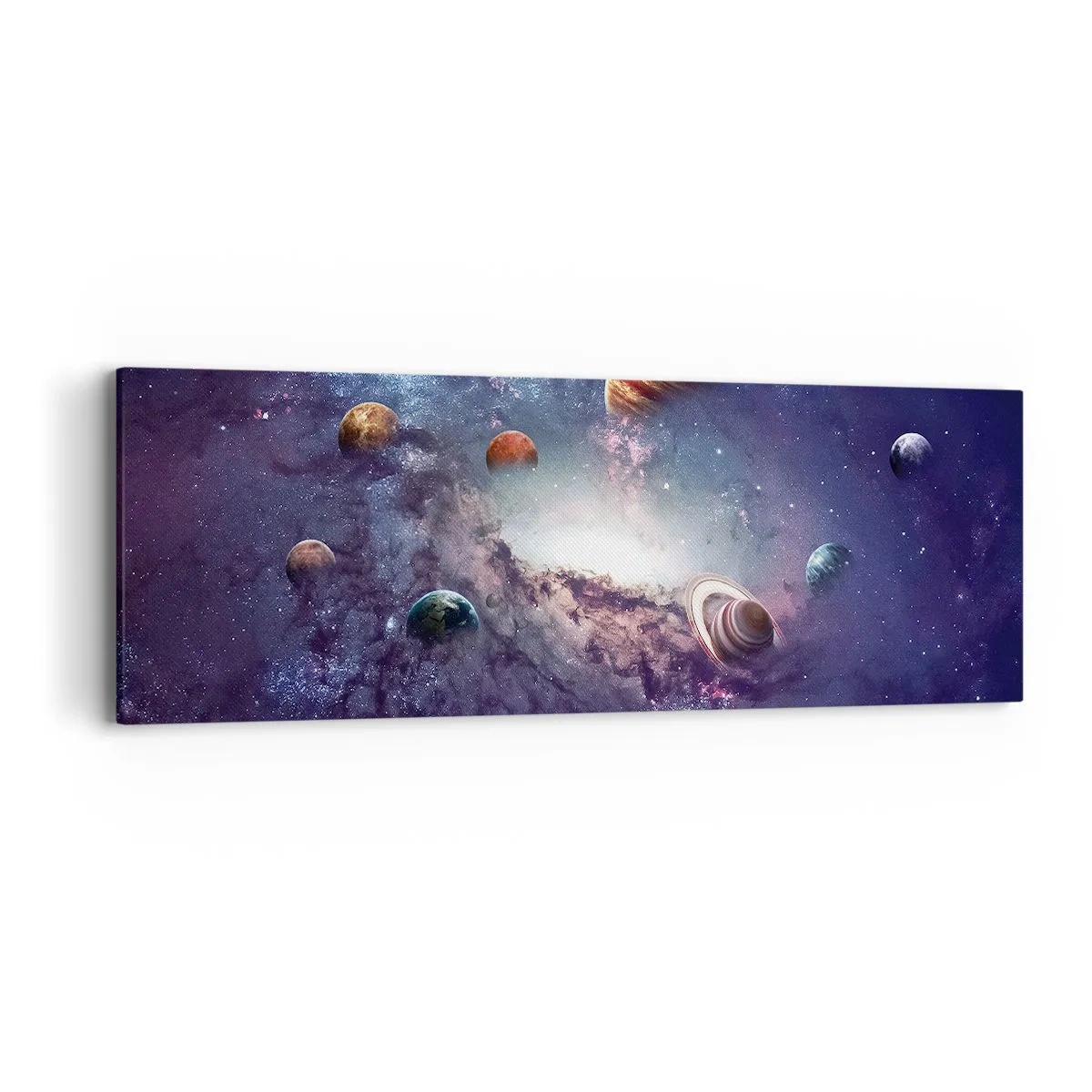 Impression sur toile - Image sur toile - Système de danse solaire - 90x30 cm