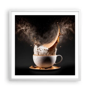 Affiche dans un cadre blanc - Poster - Une explosion de saveur - 60x60 cm