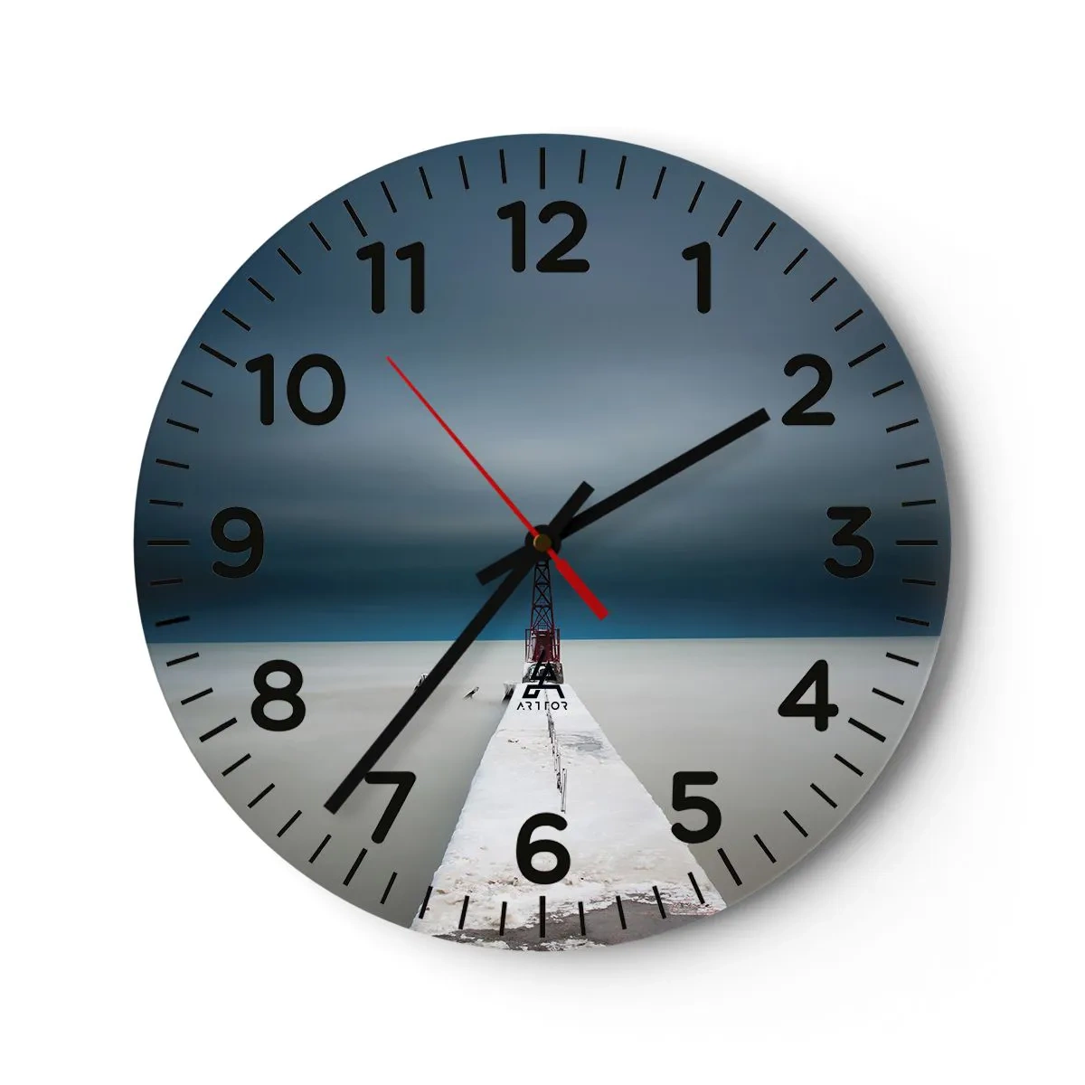 Horloge murale - Pendule murale - À la rencontre de l'immensité - 40x40 cm